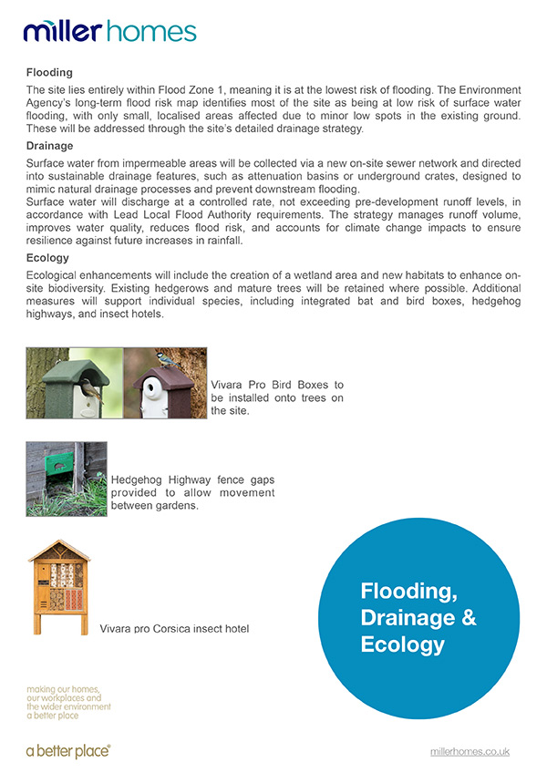 Flooding, Drainage & Ecology